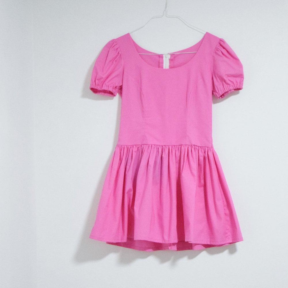 Barbie Pink Bubblegum Pink Fit & Flare Mini Dress | Size S